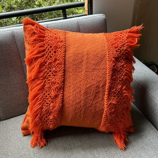 Forro Cojín Macramé