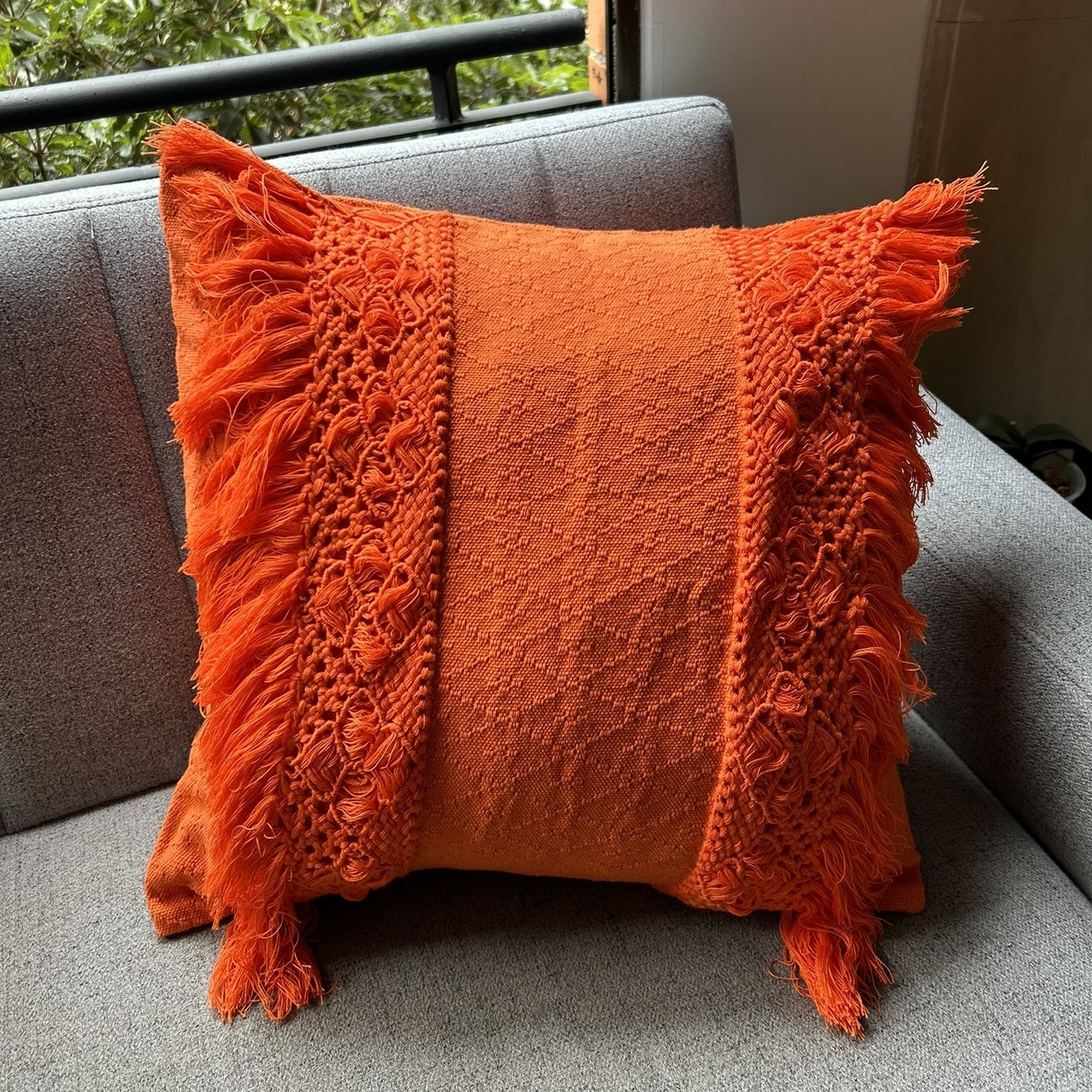 Macramé Pillow Cover