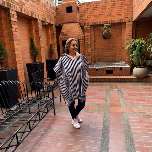 Thermal Cotton Poncho
