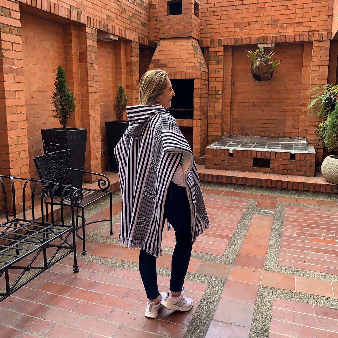 Thermal Cotton Poncho
